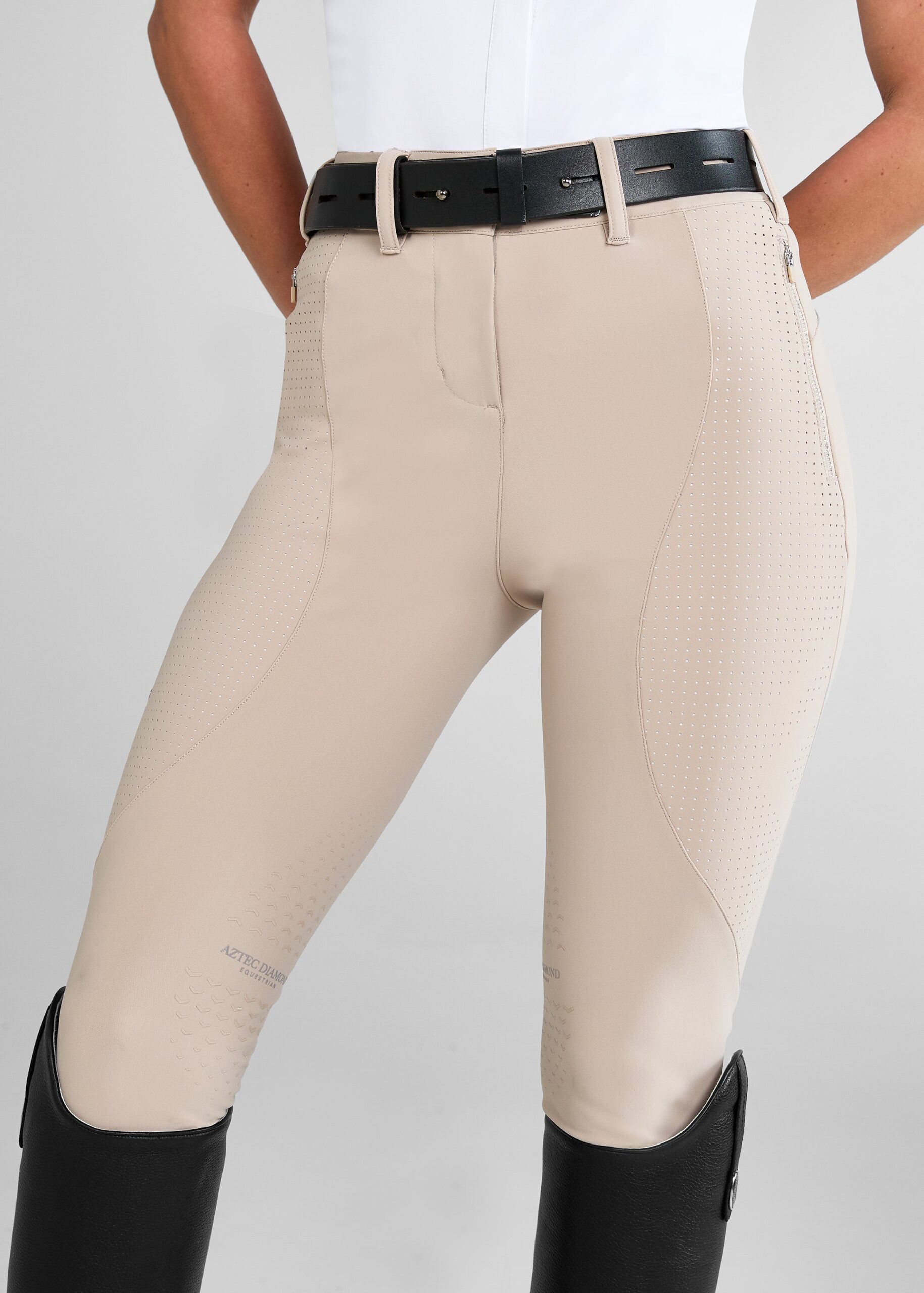 Beige AD Performance Breeches