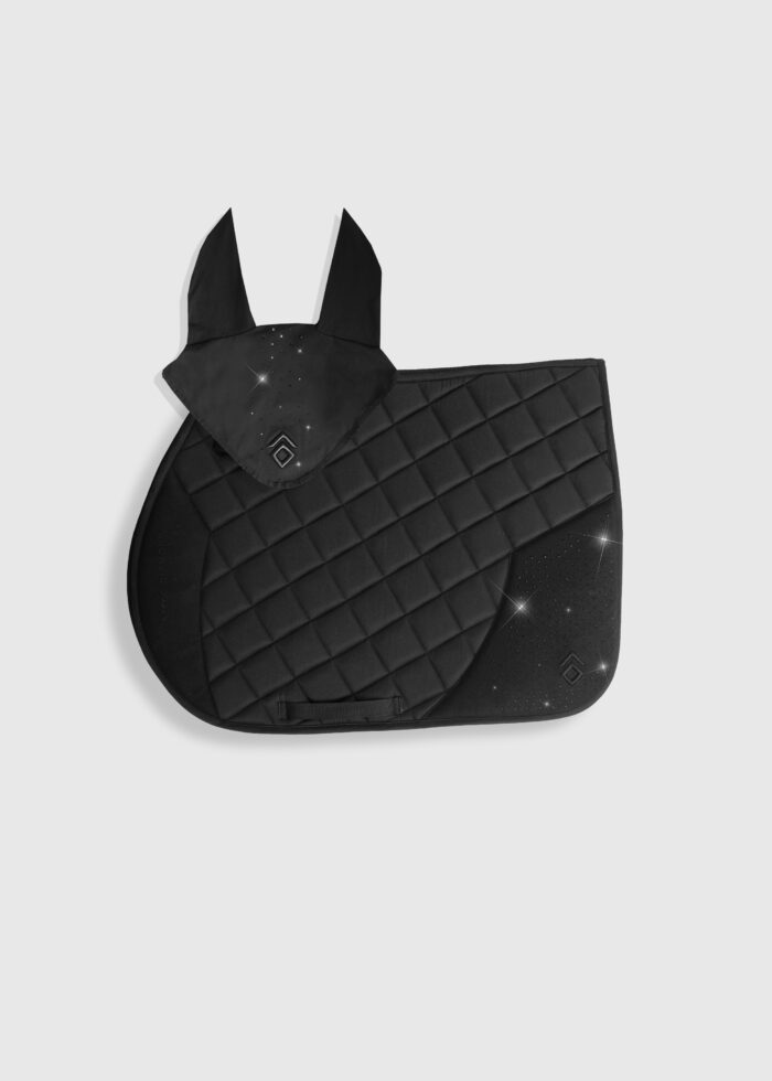 Black Crystal Jump Saddle Cloth Set