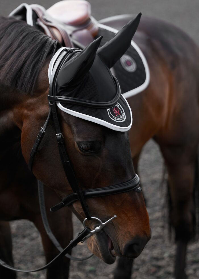 Black Sporting Goods Saddle Cloth Set