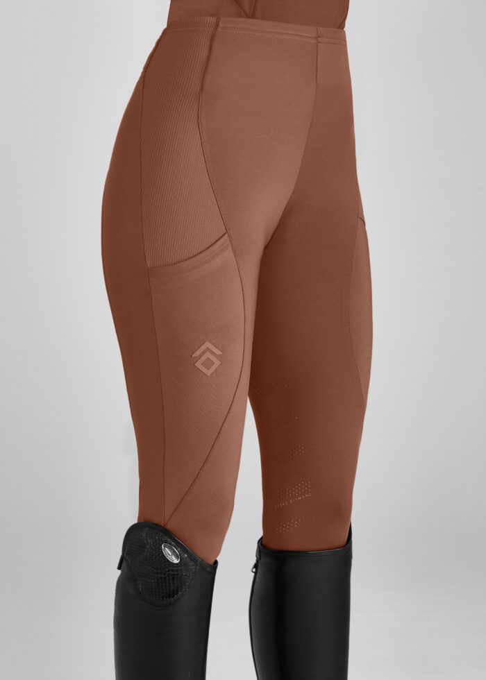 Chestnut Core Leggings Knee Grip