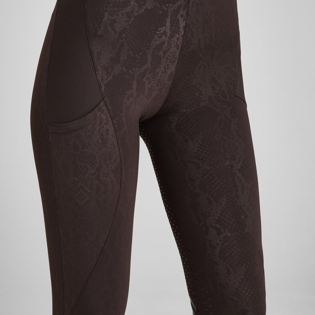 Chocolate Python Leggings Full Seat