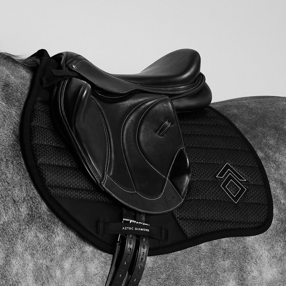 Black Mesh Saddle Cloth
