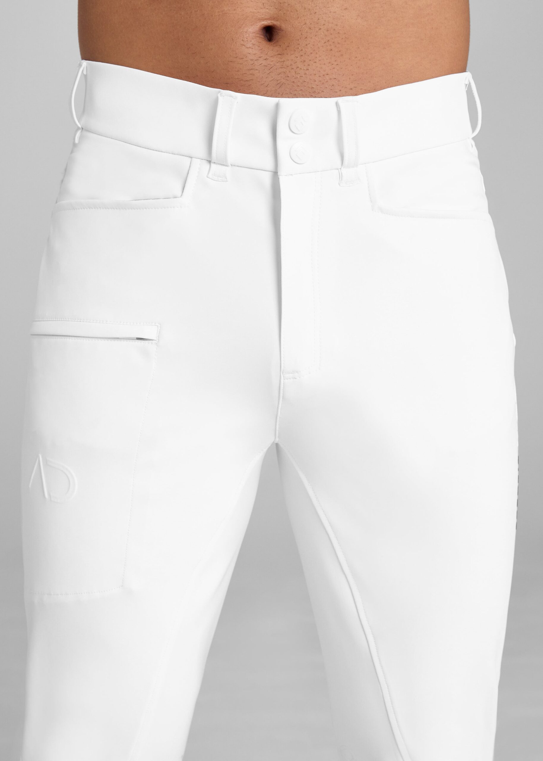 Mens White Core Competition Breeches