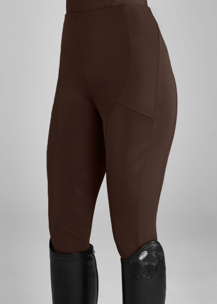 Mocha Core Leggings Knee Grip