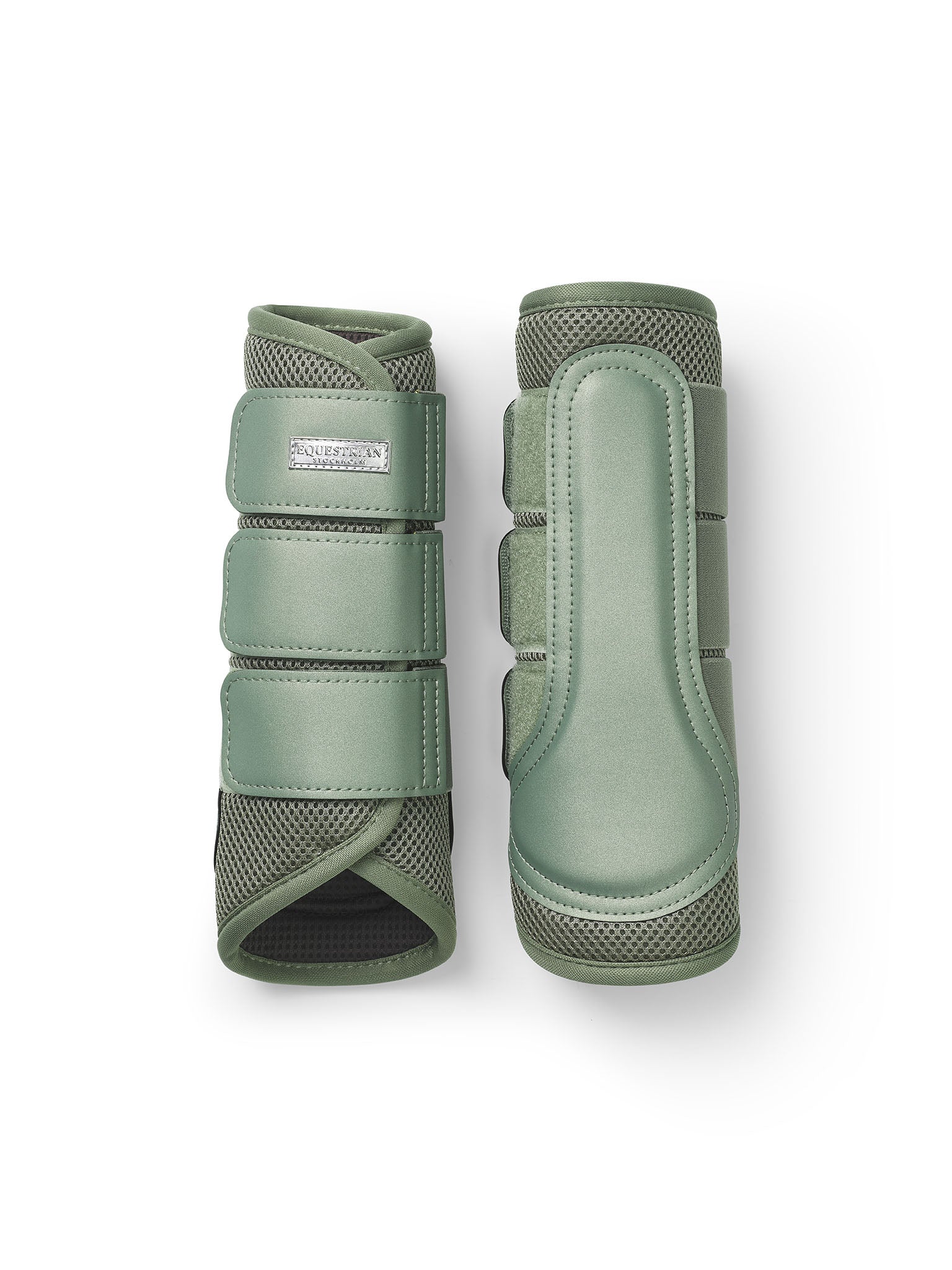 Mesh Brushing Boots Pistachio White