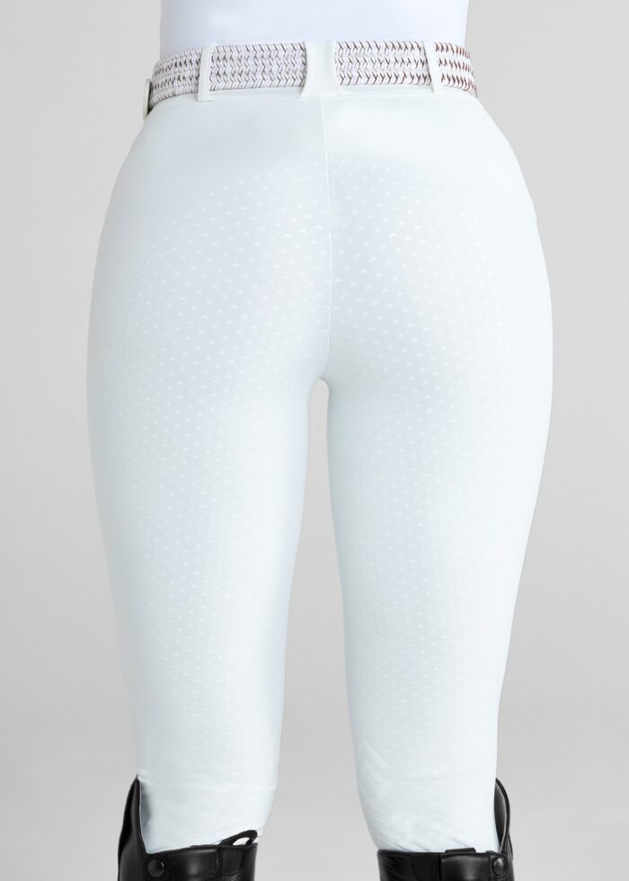 White Essential Competition Leggings Full Seat