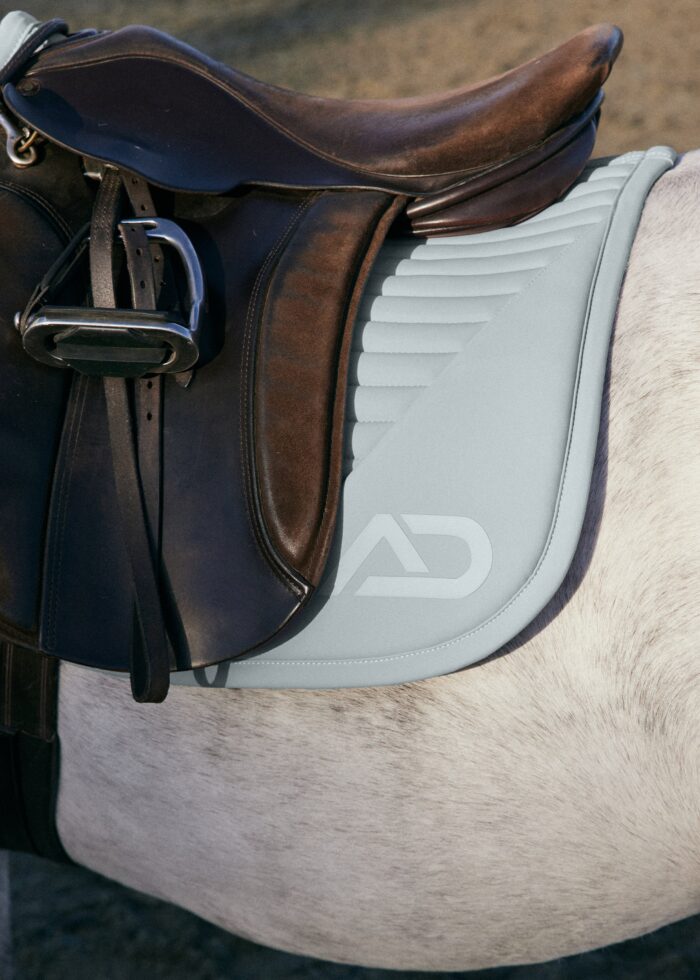 Ash Blue Panel Saddle Cloth