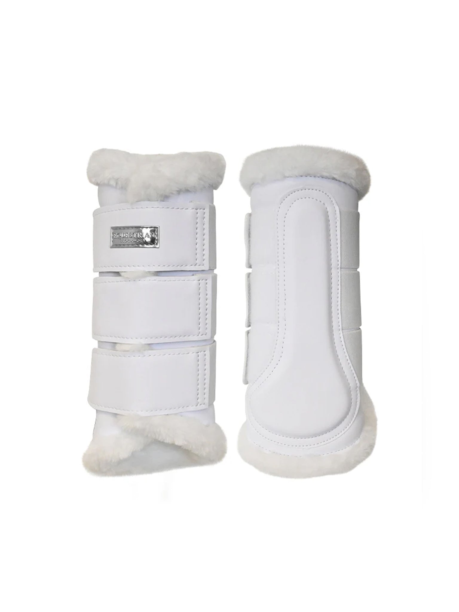 Brushing Boots White Silver